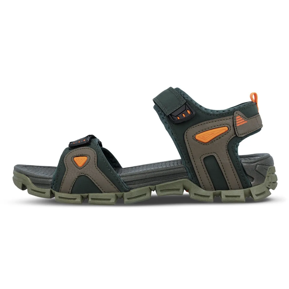 Walkaroo Men Sandal  - WC4419 Olive Green