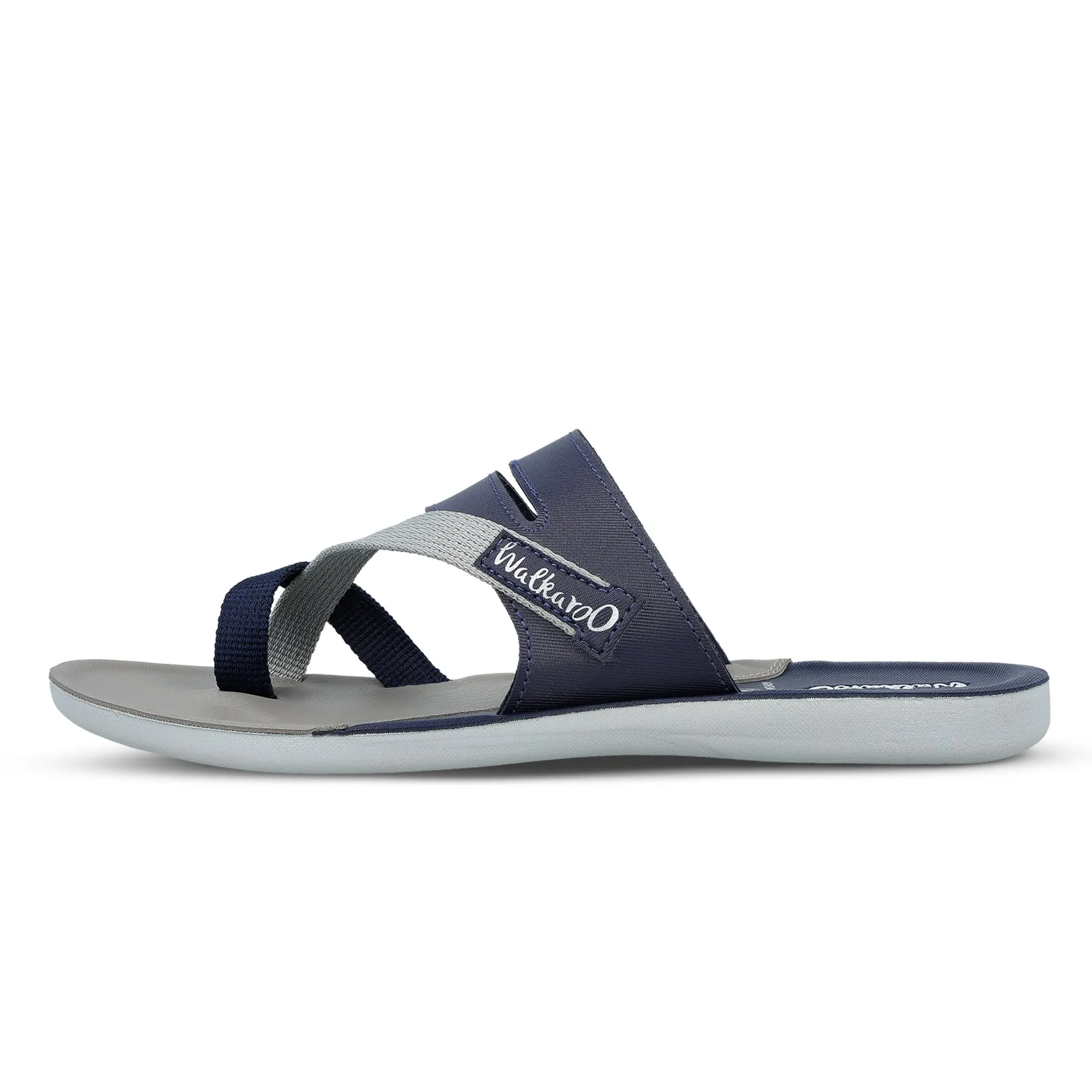 Walkaroo Men Sandal  - WG5451 Blue Grey