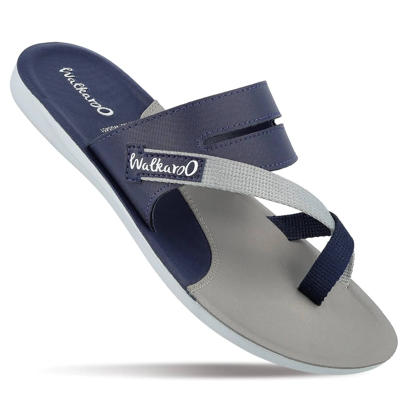 Walkaroo Men Sandal  - WG5451 Blue Grey