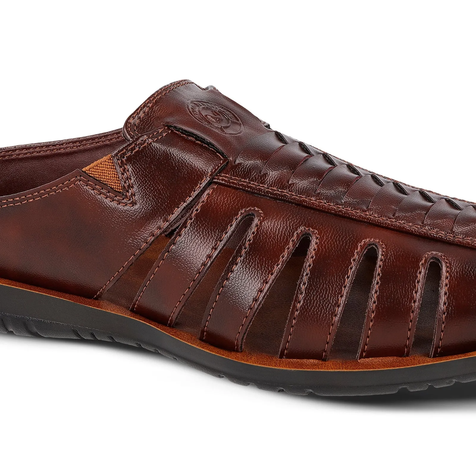 Walkaroo Men Sandal  - WG5474 Brown