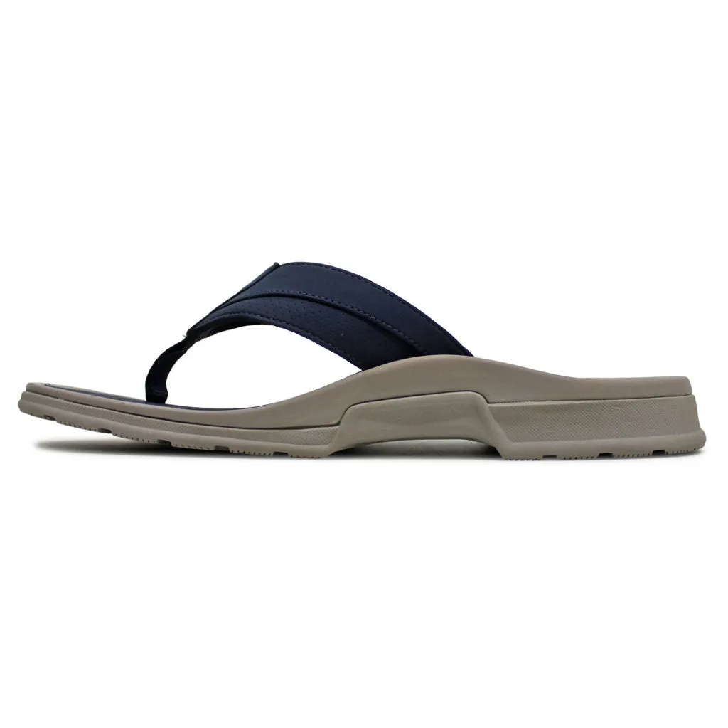 Wyatt Textile Synthetic Men's Flats Toe Post Sandals